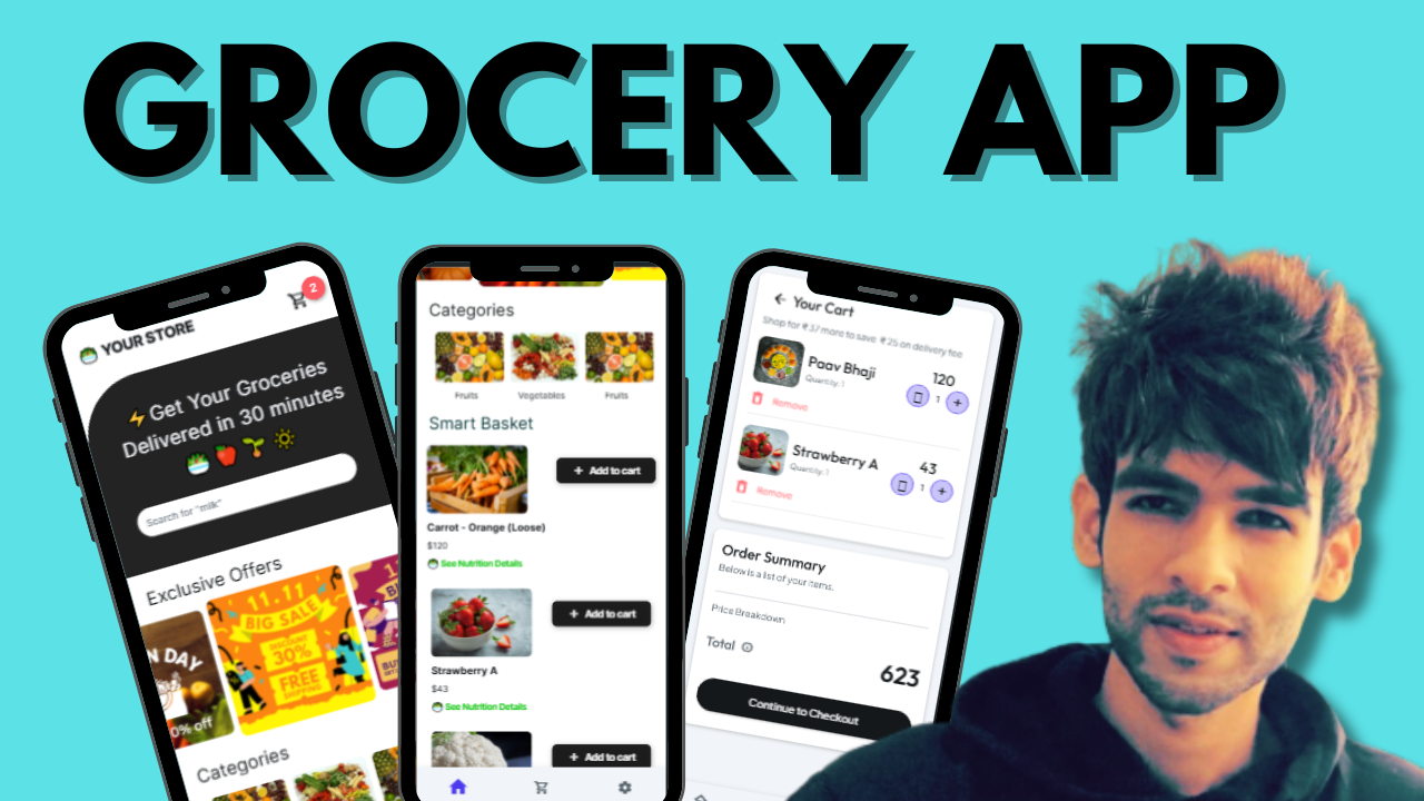 Grocery App using FlutterFlow