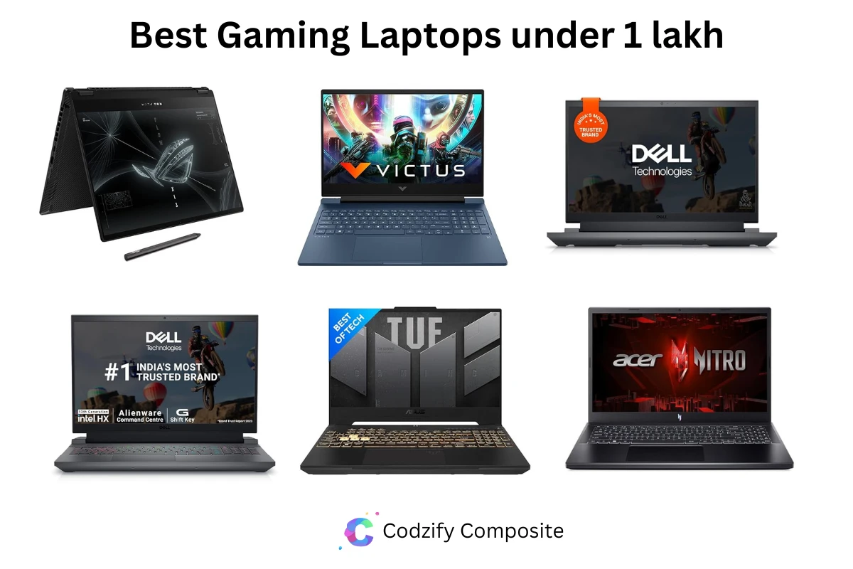 10 Best Gaming Laptops under 1 lakh (2024): Pricing, Features and Deals