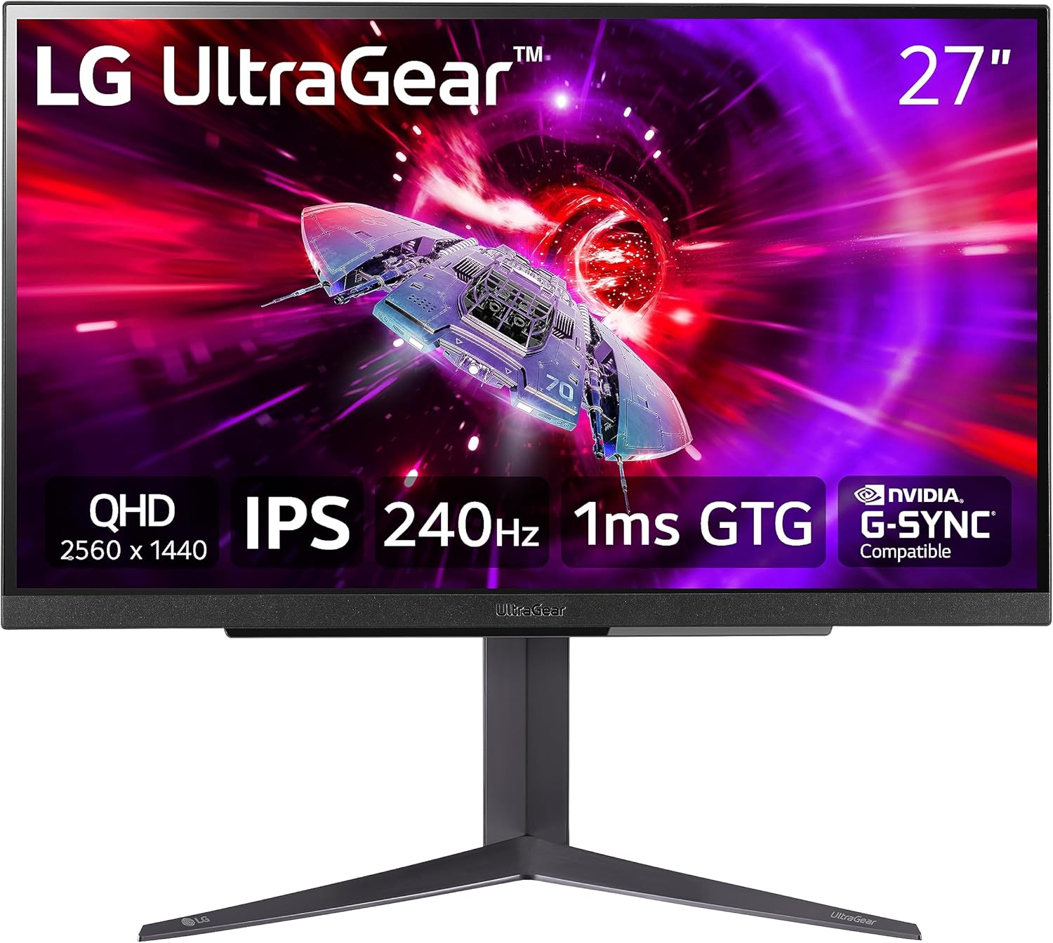 LG 27-inch UltraGear QHD (2560x1440) Gaming Monitor
