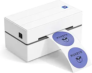 MUNBYN Shipping Label Printer P130, 4x6 USB Thermal Label Printer
