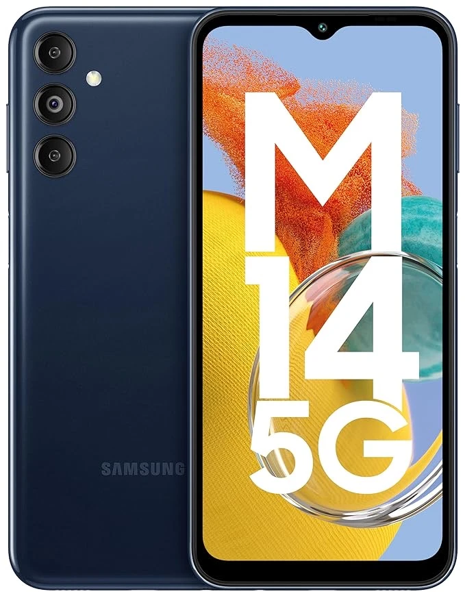 Samsung Galaxy M14 5G (Berry Blue, 6GB RAM ,128GB Storage)