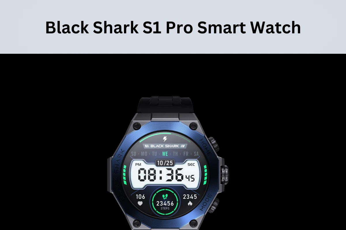 This Black Shark S1 Pro Smartwatch is now Available at $69 deal